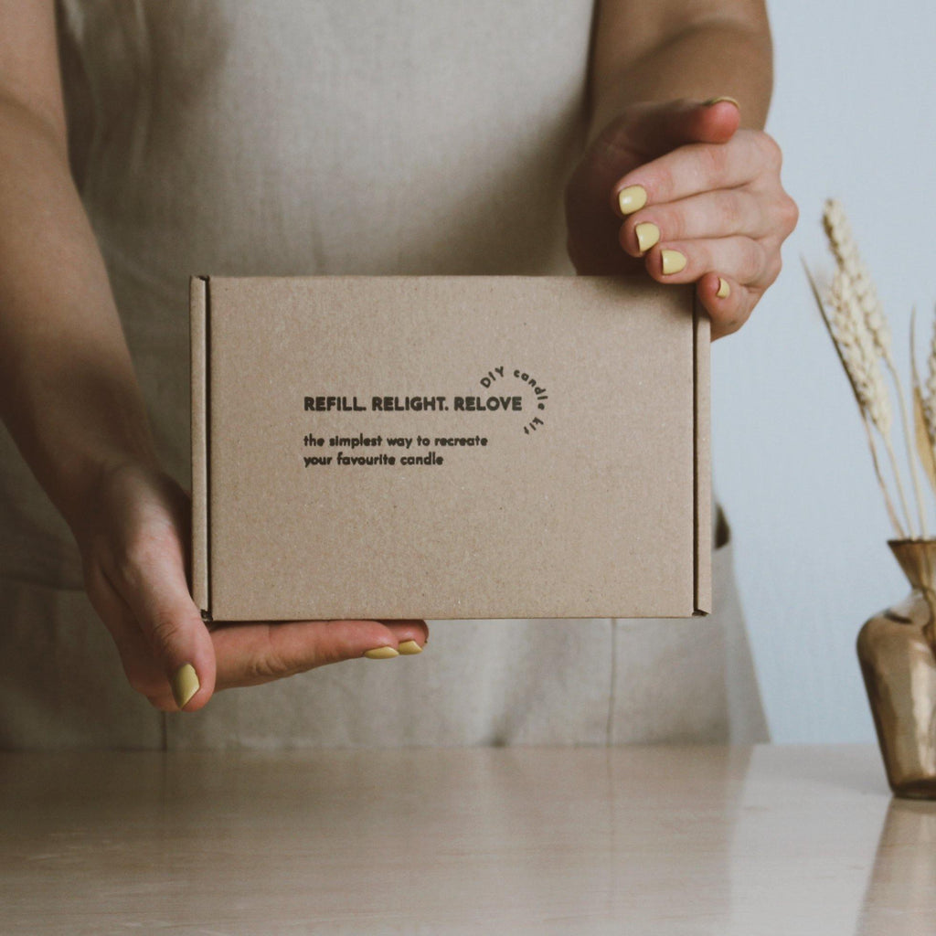 DIY Set - Duftkerze selber machen - VON GRAUBergamoodHey Chalky