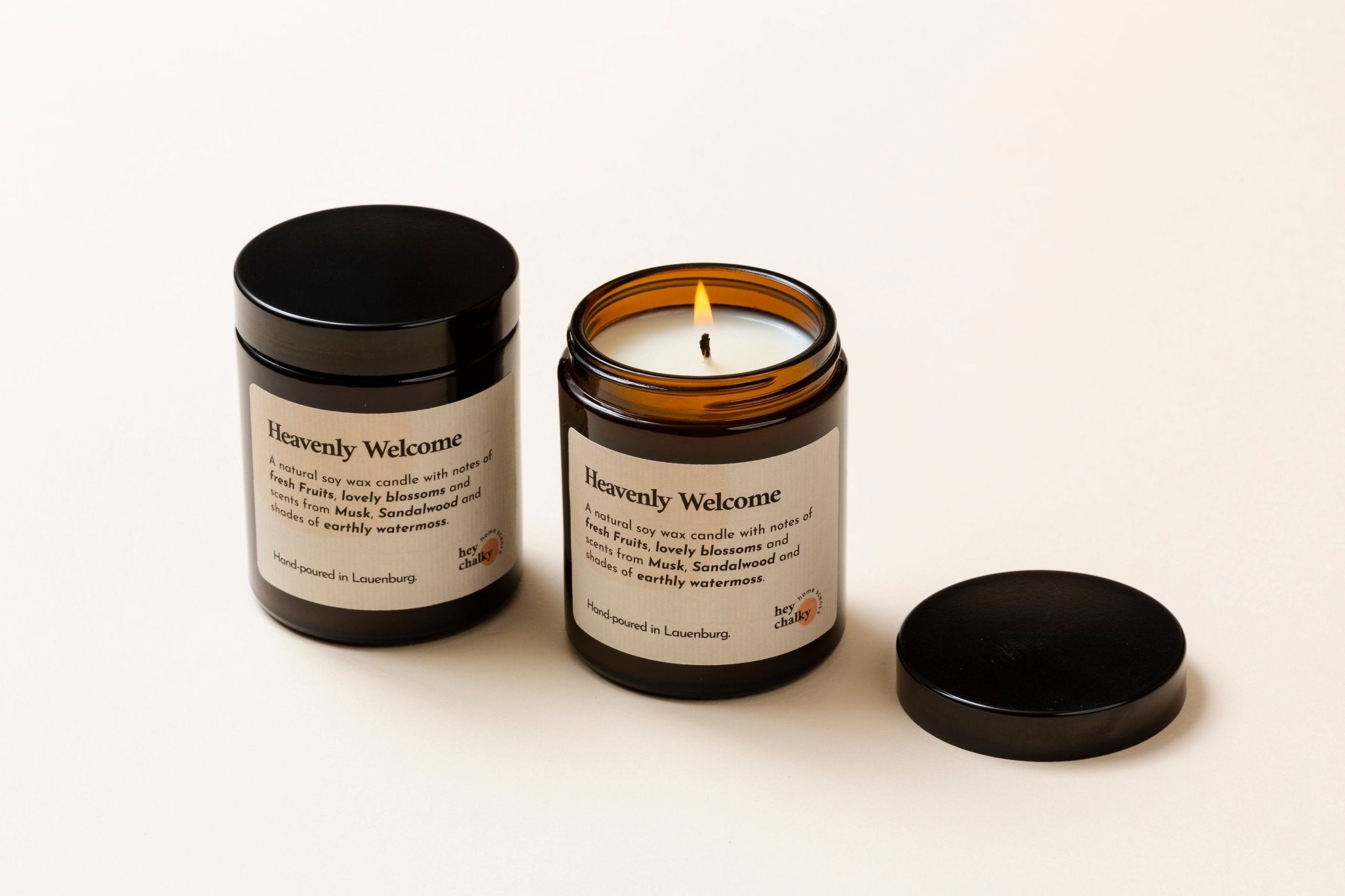 Heavenly Welcome – Fruchtig-floraler Duft mit Apfel, Jasmin und sanftem Moschus - VON GRAUHey Chalky