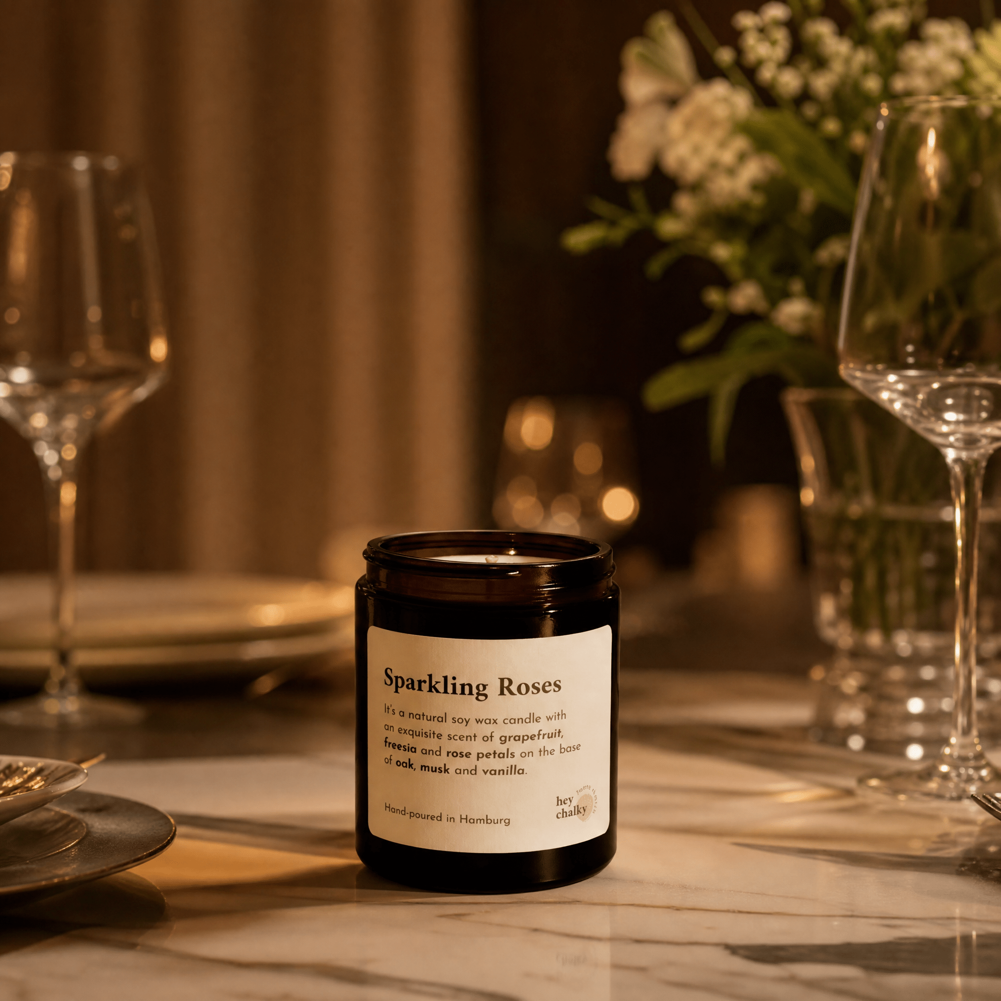Sparkling Roses - Florale Frische mit Rose, Grapefruit und sanfter Vanille - VON GRAUHeychalky