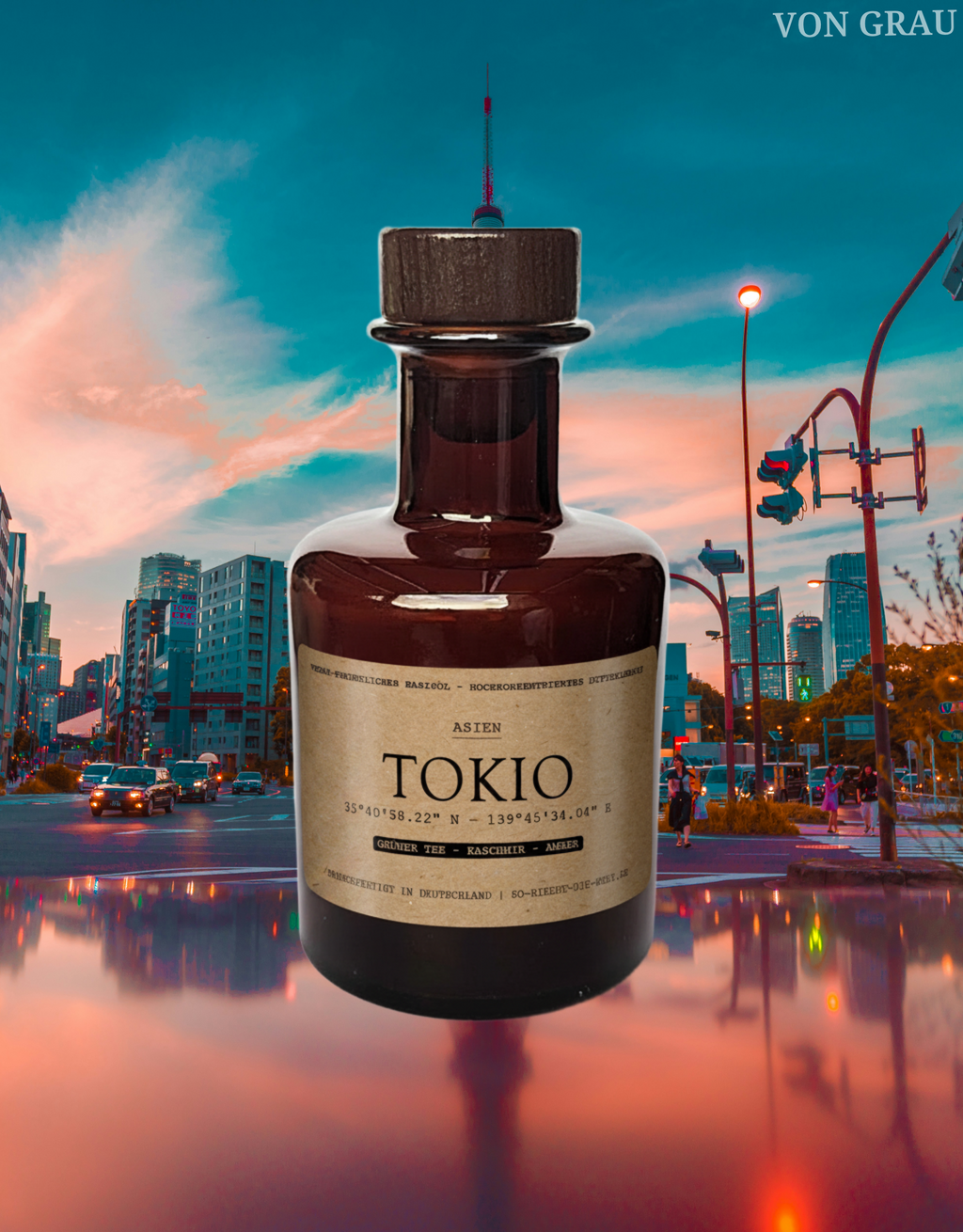 [Weltreise] Tokio Raumduft Diffuser -Grüner Tee, Kaschmir & Amber
