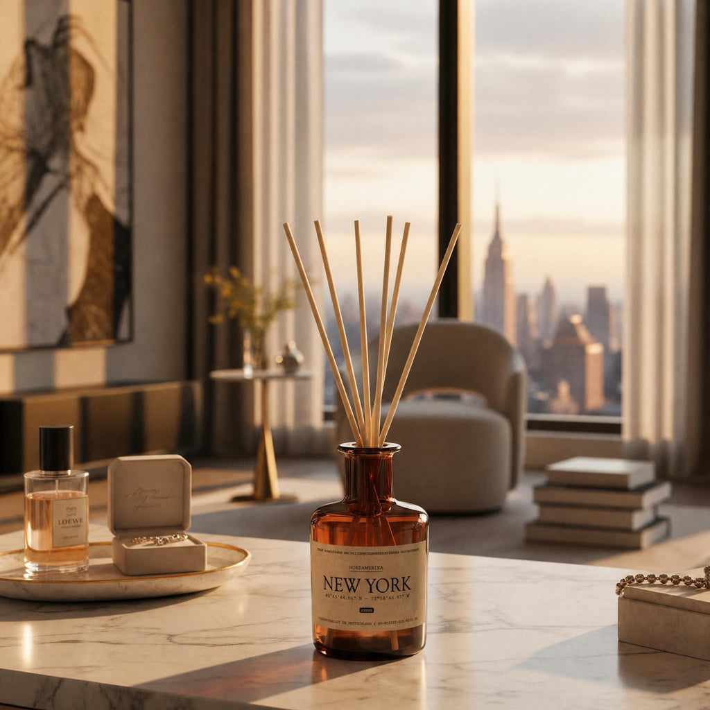 [Weltreise] New York Raumduft Diffuser - Amber - VON GRAU4260590544407So-riecht-die-welt